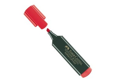 EVIDENZIATORE TEXTLINER ROSSO FABER-CASTELL