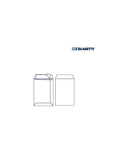 25 BUSTE A SACCO BIANCO 160X230MM 80GR C/STRIP SELF