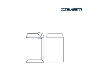 25 BUSTE A SACCO BIANCO 190X260MM 80GR C/STRIP SELF