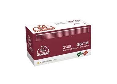 SCATOLA DA 2500 PUNTI 35/15 15MM RAME RO-MA X ROMABOX