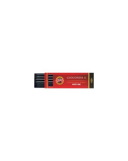 ASTUCCIO 6 MINE 5.6MM 2B GRAFITE KOH-I-NOOR