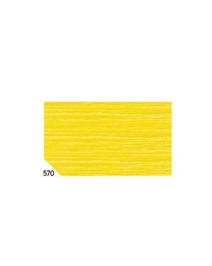 10RT CARTA CRESPA GIALLO 570 (50X250CM) 48gr/m² Rex Sadoch