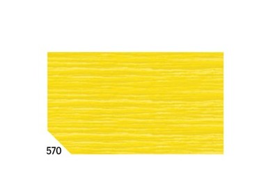 10RT CARTA CRESPA GIALLO 570 (50X250CM) 48gr/m² Rex Sadoch