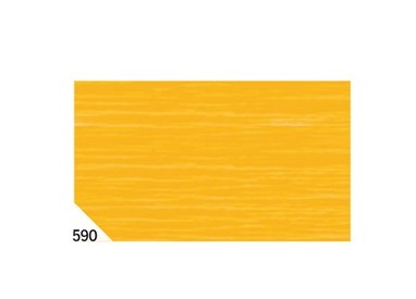 10RT CARTA CRESPA ARANCIO 590 (50X250CM) 48gr/m² Rex Sadoch