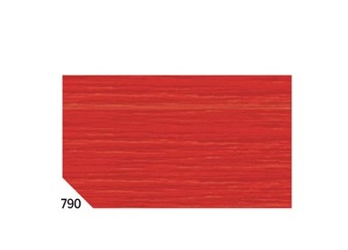 10RT CARTA CRESPA ROSSO CILIEGIA 790 (50X250CM) 48gr/m² Rex Sadoch