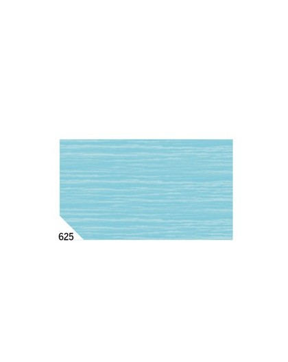 10RT CARTA CRESPA AZZURRO 625 (50X250CM) 48gr/m² Rex Sadoch