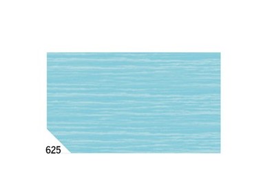 10RT CARTA CRESPA AZZURRO 625 (50X250CM) 48gr/m² Rex Sadoch