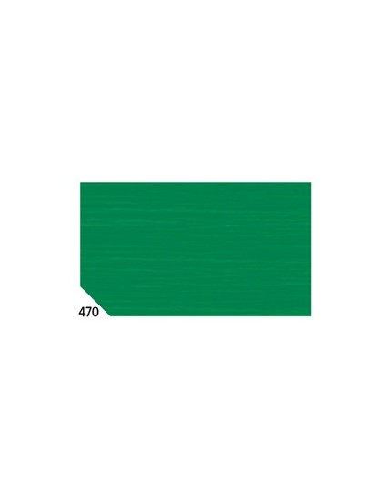10RT CARTA CRESPA VERDE BANDIERA 470 (50X250CM) 48gr/m² Rex Sadoch