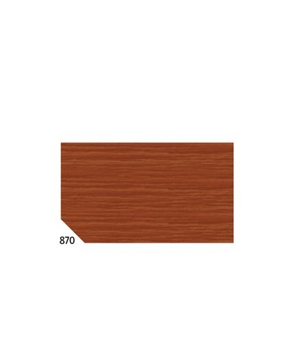 10RT CARTA CRESPA MARRONE 870 (50X250CM) 48gr/m² Rex Sadoch