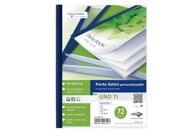 Portalistini personalizzabile UnoTI 15x21cm 72 buste Sei Rota