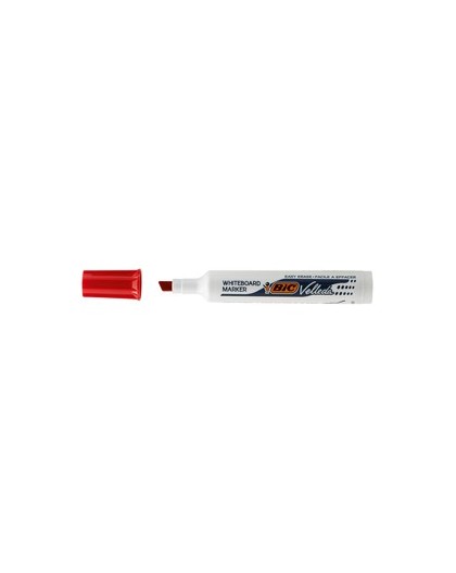 Pennarello VELLEDA 1791 punta scalpello whiteboard rosso BIC®
