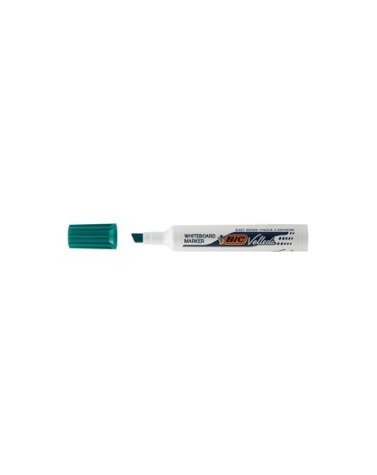 Pennarello VELLEDA 1791 punta scalpello whiteboard verde BIC®