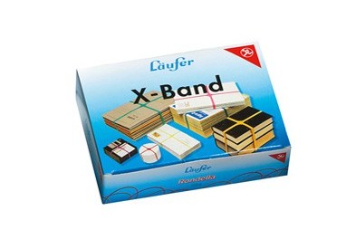 ELASTICO X-BAND Ø100 (150X11MM) SCATOLA 100GR COLORI ASS.