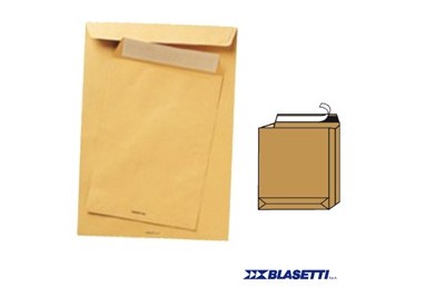 250 BUSTE A SACCO AVANA 230X330X40MM SOFFIETTI+FQ C/STRIP MONODEX