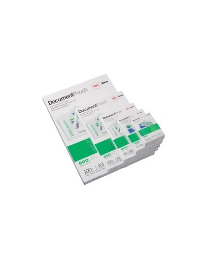 Scatola 100 pouches 2x125mic 83x113mm German Card GBC