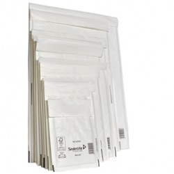10 Buste imbottite BIANCHE E 22X26cm UTILE MAIL LITE® SEALED AIR®