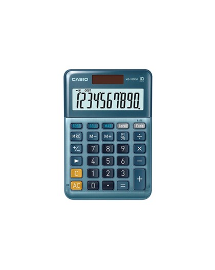 Calcolatrice da tavolo compatta MS-100EM Casio
