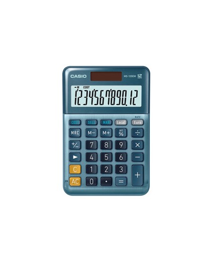 Calcolatrice da tavolo compatta MS-120EM Casio
