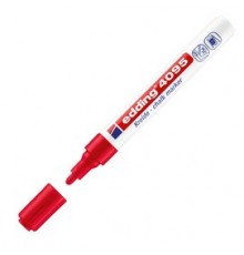 Marcatore EDDING 4095 punta conica gesso liquido rosso