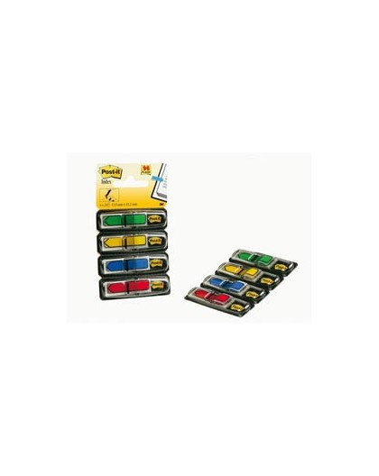 MINISET FRECCE 96 SEGNAPAGINA Post-it® INDEX 684-ARR3 IN 4 COLORI CLASSICI