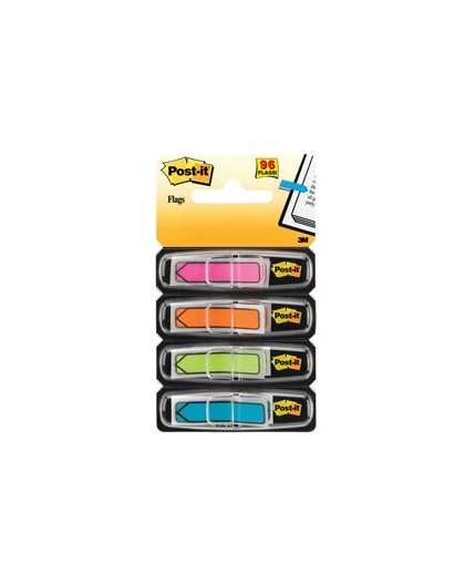 MINISET FRECCE 96 SEGNAPAGINA Post-it® INDEX 684-ARR4 IN 4 COLORI VIVACI