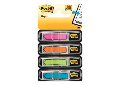 MINISET FRECCE 96 SEGNAPAGINA Post-it® INDEX 684-ARR4 IN 4 COLORI VIVACI