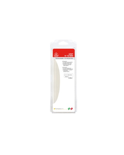 COLLA TERMOFUSIBILE 20cm Ø12mm 280gr TRASPARENTE M 12/200
