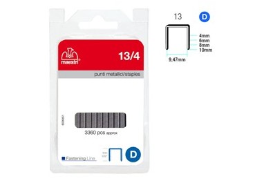 PUNTI 13/4 IN BLISTER DA 3360 P. RO-MA