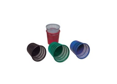 CESTINO GETTACARTE TRAFORATO 15LT NERO PS9