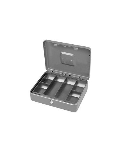 CASSETTA PORTAVALORI SECUR 37X28X9CM GRIGIO CHIARO