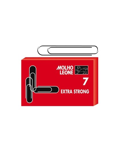 SCATOLA 25 FERMAGLI N.7 MM75 ZINCATI LEONE