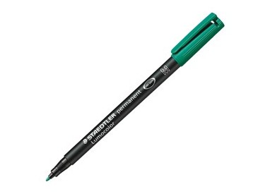 PENNARELLO LUMOCOLOR PERMANENT 317 M 1.0MM VERDE