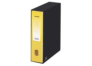 Registratore Unico c/custodia giallo dorso 8cm f.to protocollo Favorit