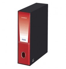 Registratore Unico c/custodia rosso dorso 8cm f.to protocollo Favorit