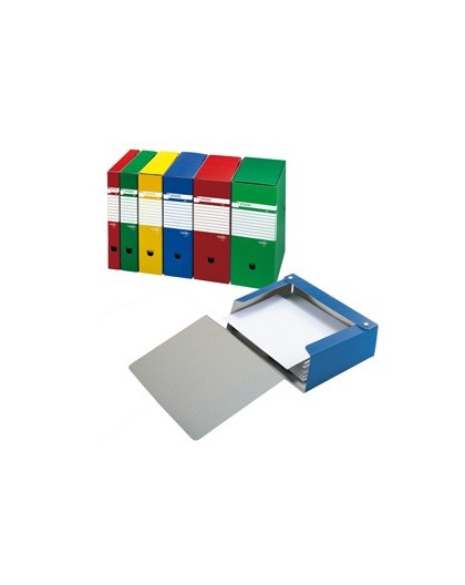 Scatola archivio Spazio 80 25x35cm dorso 8cm blu Sei Rota