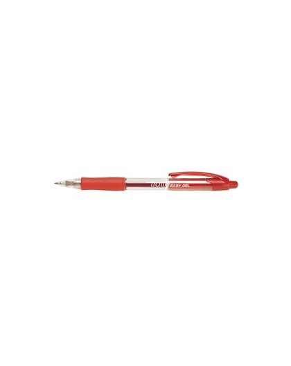 Penna sfera scatto EASY GEL 0,5mm rosso TRATTO