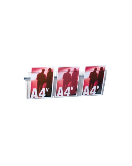 KIT VISION A4 L75cm con 3 TASCHE A4 TRASPARENTI