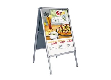 CAVALLETTO BIFACCIALE CON 2 CORNICI A SCATTO 50X70