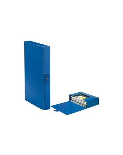 Scatola progetto C24 25x35cm dorso 4 blu ESSELTE