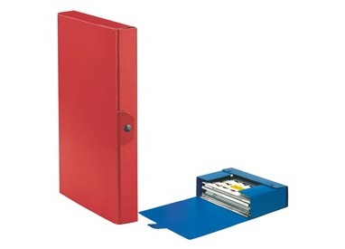 Scatola progetto C24 25x35cm dorso 4 rosso ESSELTE