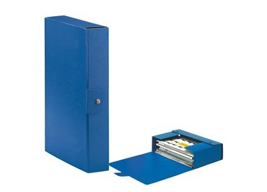 Scatola progetto C26 25x35cm dorso 6 blu ESSELTE