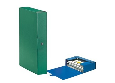 Scatola progetto C26 25x35cm dorso 6 verde ESSELTE