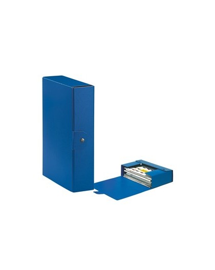 Scatola progetto C28 25x35cm dorso 8 blu ESSELTE
