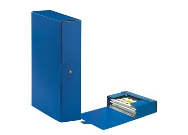 Scatola progetto C28 25x35cm dorso 8 blu ESSELTE