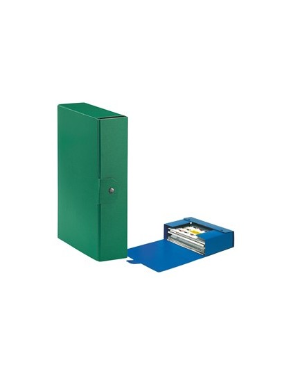 Scatola progetto C28 25x35cm dorso 8 verde ESSELTE