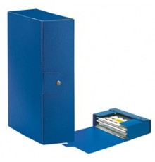 Scatola progetto C30 25x35cm dorso 10 blu ESSELTE