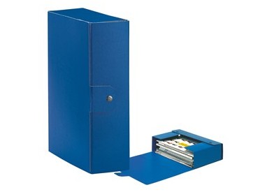 Scatola progetto C30 25x35cm dorso 10 blu ESSELTE