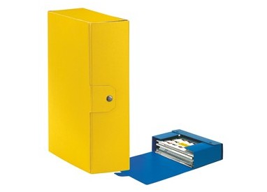 Scatola progetto C30 25x35cm dorso 10 giallo ESSELTE
