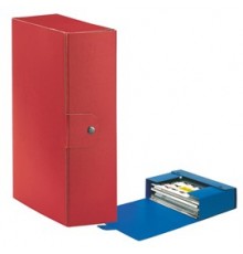 Scatola progetto C30 25x35cm dorso 10 rosso ESSELTE