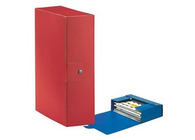 Scatola progetto C30 25x35cm dorso 10 rosso ESSELTE